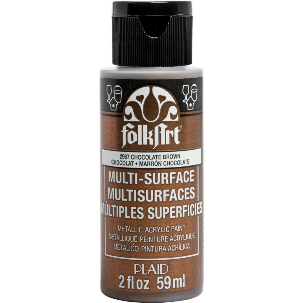 Art Supplies |  Multi-Surface Acrylic Paint – Metallic Chocolate Brown Art Supplies Art Supplies